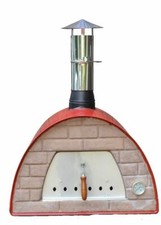 mobiler Steinofen Maximus, rot