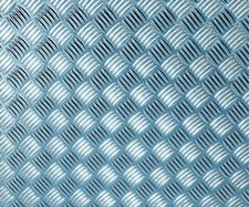 Riffelblech Folie  Silber