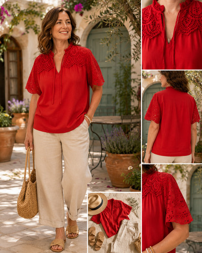 Odd molly feminine bluse - odd,