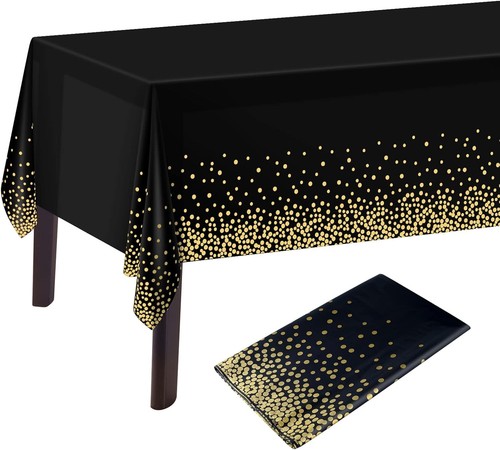 Kunststoff tischdecke schwarz - tischdecke,