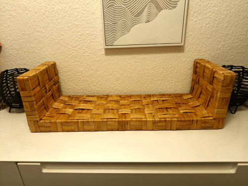 Vintage rattan regal - regal, boho