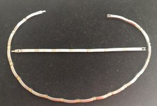 Boccia Titan Collier, Halskette + Armband, Armkette bicolour, Top Zustand