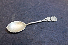 Omas Besteck Hildesheimer Rose Sahnelöffel 835 GB Silber Vintage um 1950 Löffel