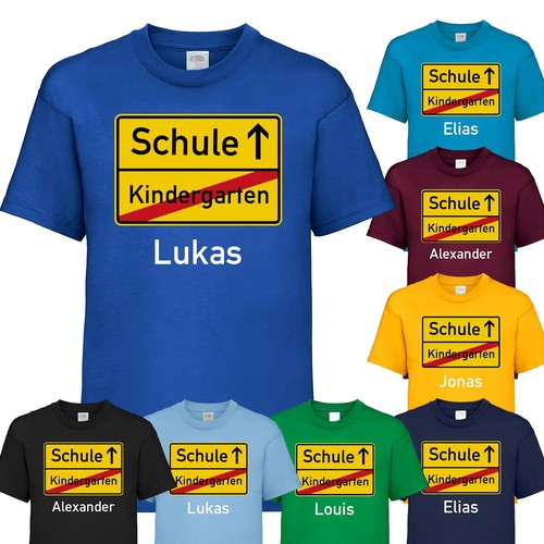 Shirt schulkind mit - t-shirt, namen
