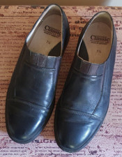 1 Paar Herren Schuhe/laufshuhe, Größe 7 1/2, schwarz, kleiner Absatz