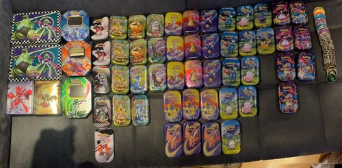 Riesige pokémon tins sammlung - pokémon,