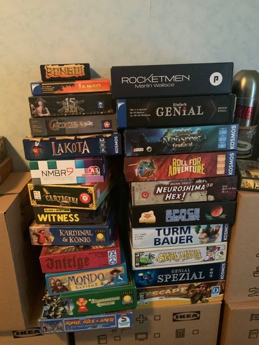 Brettspiele aus sammlung sehr - aus,