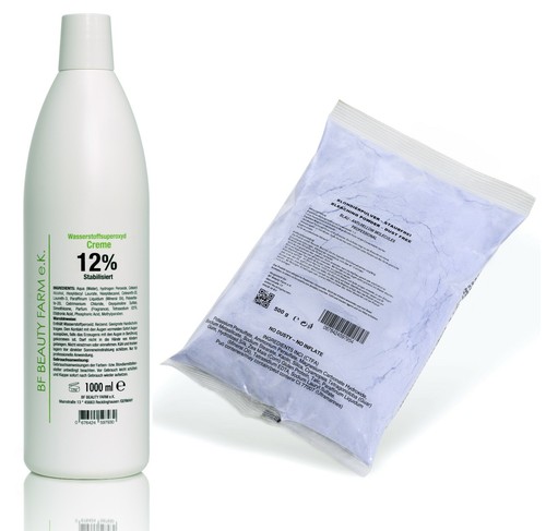 Blondierpulver 500g blau - blondierpulver,