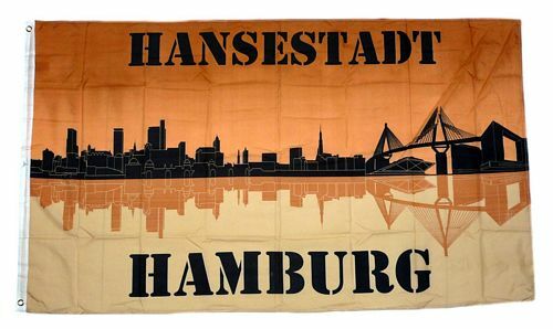 Fahne flagge hansestadt - fahne,