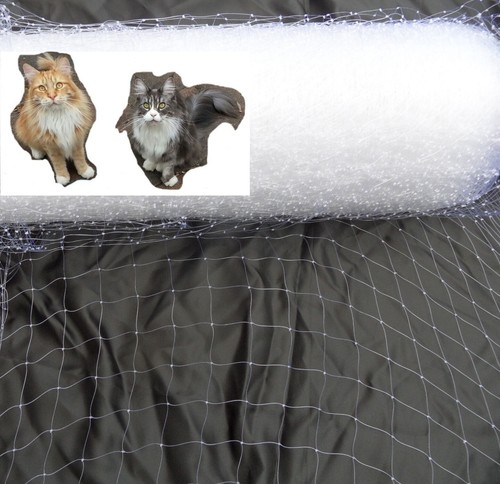 Katzenschutznetz transparent
