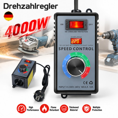 230v drehzahlregler - 230v,