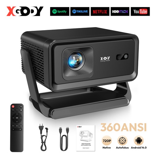 Xgody projektor 360 ansi - xgody,