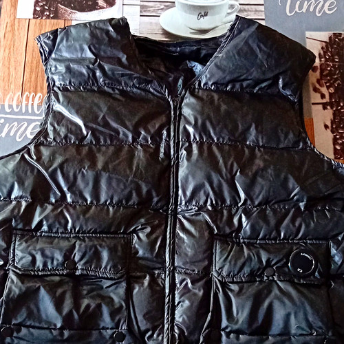Herren steppweste schwarz - herren,