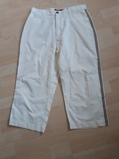 Luftige Stoffhose - Sommerhose - 3/4 Hose - Weiß - Gr. 38 - Biaggini