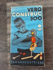 DDR Vero Construc 300 Zahnradgetriebe Baukasten Holzspielzeug OVP komplett