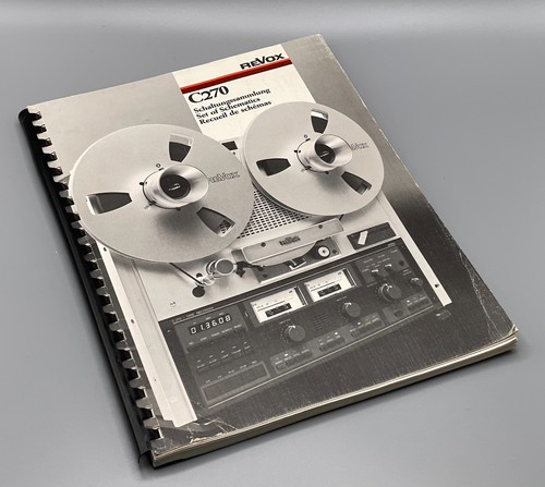 Revox c270 tape recorder set - tape,