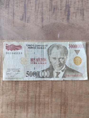 Türkei 5000000 lira 1997 - türkei,