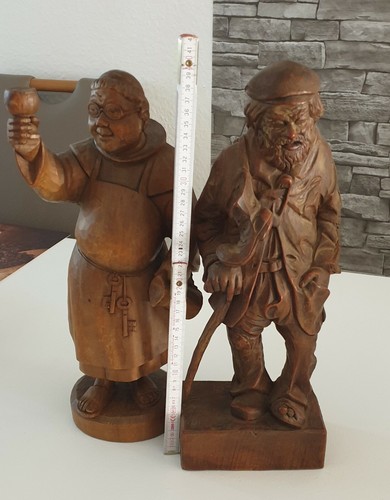 Geschnitzte holzfigur - 7,
