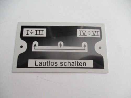 Typenschild schild oldtimer - typenschild,