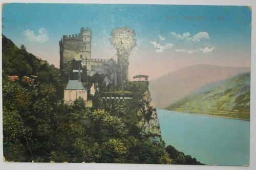Gruss vom rhein - ak,