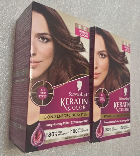 Schwarzkopf keratin hair - keratin, dye