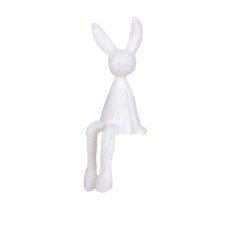 Kantenhocker Hase Eddie weiß