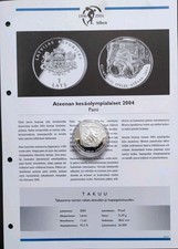 Latvia 1 Lats 2002 Silber