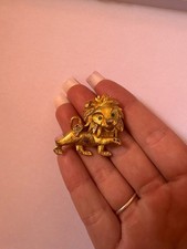 Vintage Löwen Brosche –