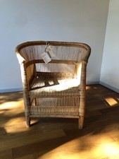 afrikanischer handgefertigter Kindersessel "Malawi Chair" aus Rattan 