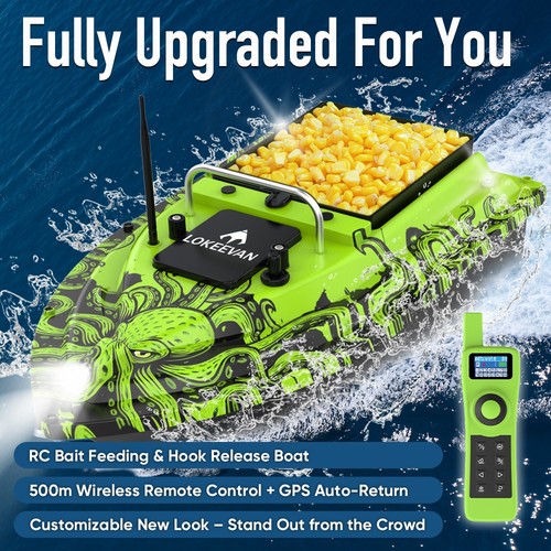 D32ed gps köderboot mit led - gps,