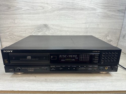 Sony cdp 228 esd - esd, cd-player