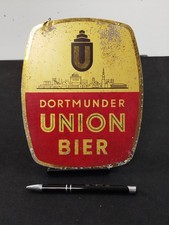 Dortmunder Union Bier - altes Brauerei Werbeschild - Sammlungsauflösung Nachlass