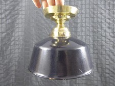 Emaille Lampe Schwarz