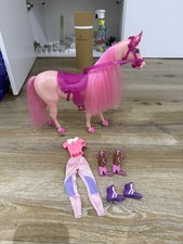 Barbie Pferd Pink Mit Krone