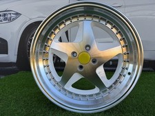 4 x 17 Inch 4X100 Ferrari 348 Stil Chrom Räder für Toyota, Honda, BMW, Mazda