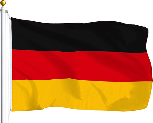 Deutschland flagge 90x150cm - 90x150cm,