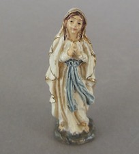 Lourdes Madonna 4 cm hoch Mutter Gottes Klosterarbeit Nr. 5
