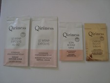 Qiriness 4 Proben hochwertige Gesichtspflege Sachets 