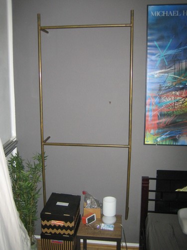 Messing design wand - wand, garderobe