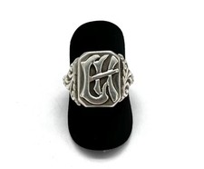 900/- Silberring, Siegel Ring