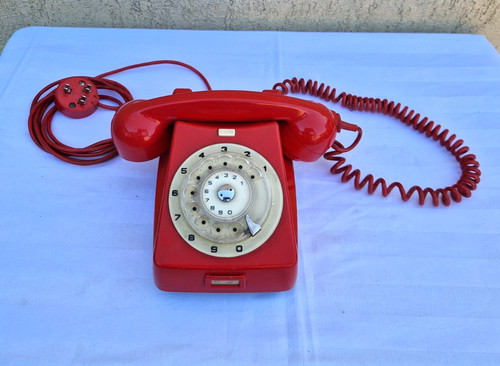 Wählscheiben telefon rot - wählscheiben,