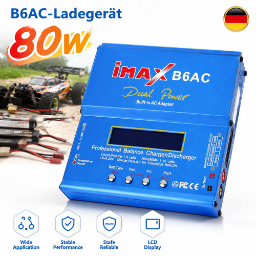 B6ac 80w balance - 80w, ladegerät