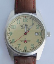 Herrenarmbanduhr Vostok 1  1961-2021 Quarz mit Datum HAU