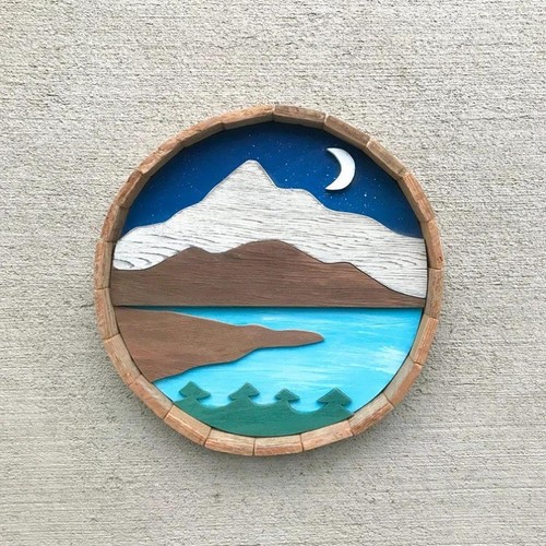 Wandbehang dekor blaue - wandbehang,