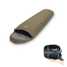 Sommerschlafsack Mivall Patrol Schlafsack oliv Mumie ultraleicht Inlett
