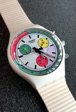 🇨🇭 Swatch Chrono WHITE