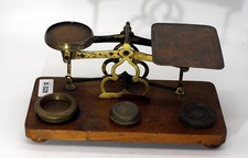 X-328 Briefwaage Antik mit Gewichten 
