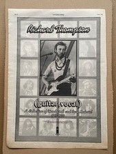 RICHARD THOMPSON GUITAR, VOCAL