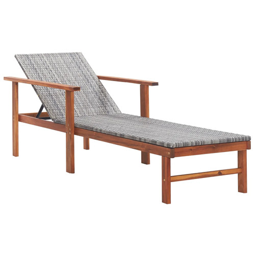 Sonnenliege poly rattan und - poly,