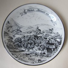 Sammelteller. Wandteller. Zierteller. Porzellan. Neckarsteinach - Nordbaden.
